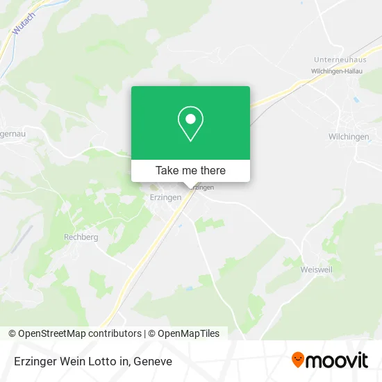 Erzinger Wein Lotto in map