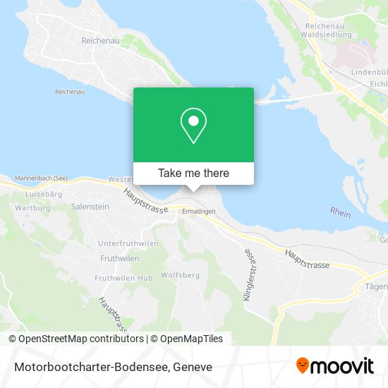 Motorbootcharter-Bodensee map