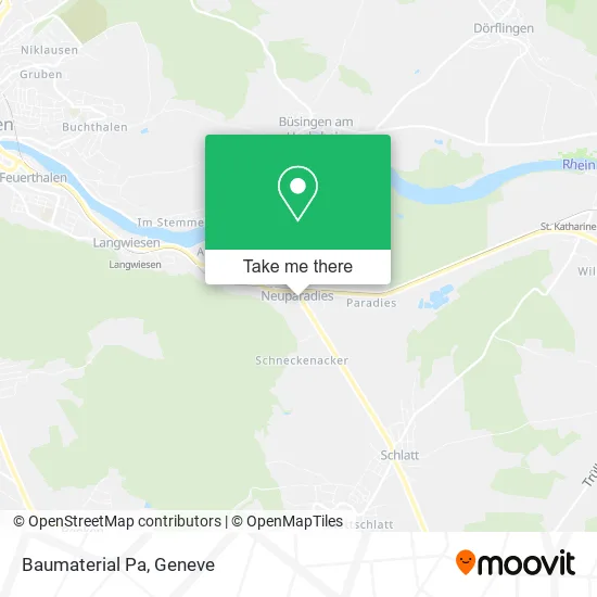 Baumaterial Pa map