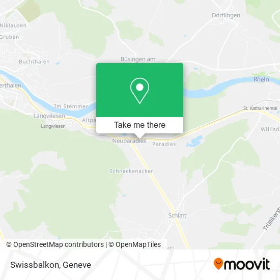 Swissbalkon map