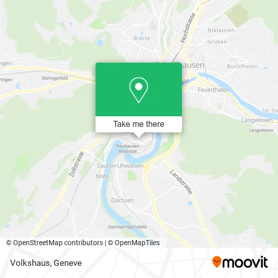Volkshaus map