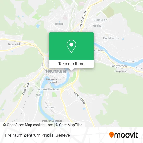 Freiraum Zentrum Praxis map