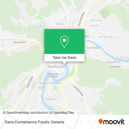 Dana Convenience Foods map