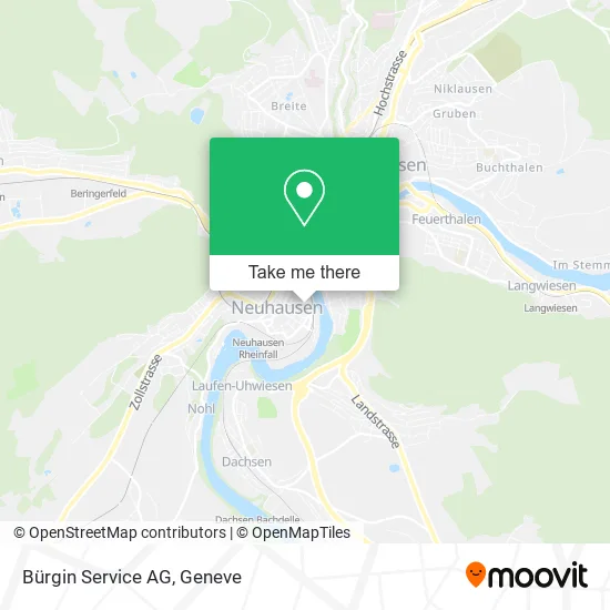 Bürgin Service AG map
