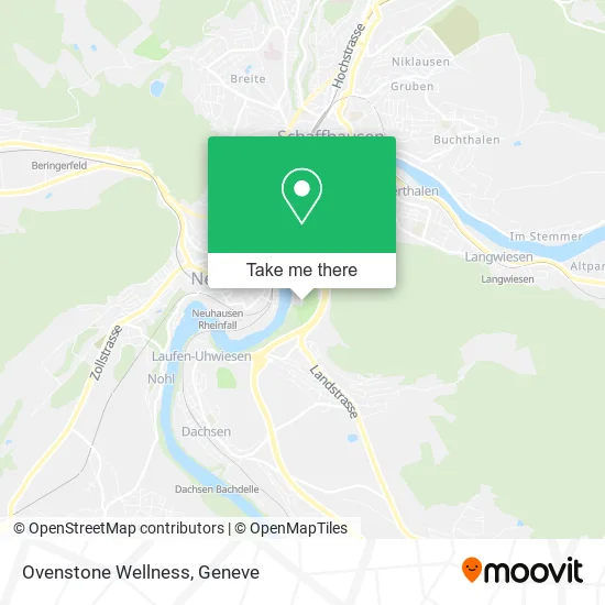 Ovenstone Wellness map
