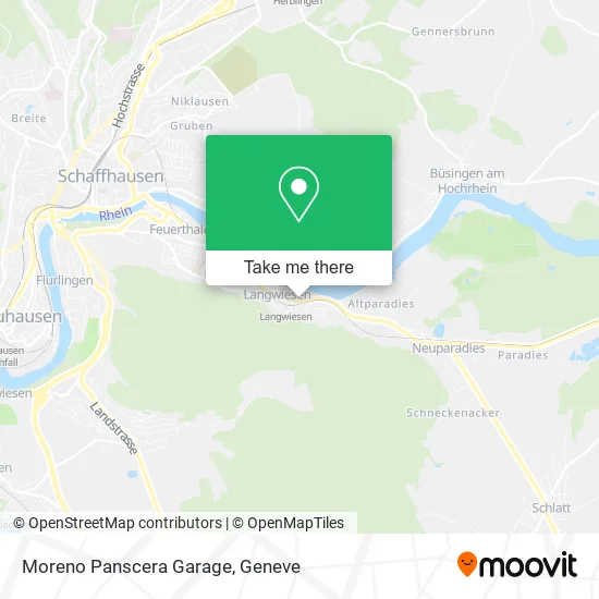 Moreno Panscera Garage map