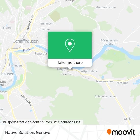 Native Solution map