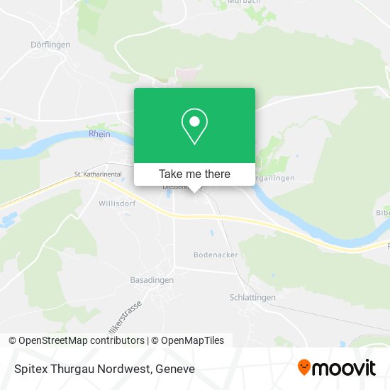 Spitex Thurgau Nordwest map