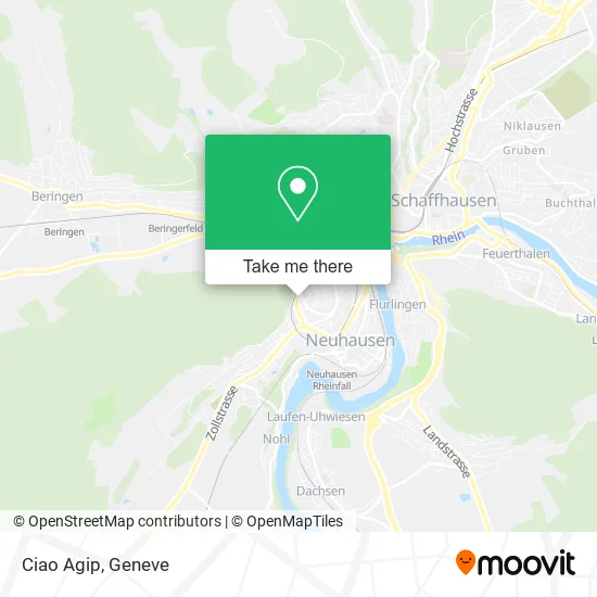 Ciao Agip map