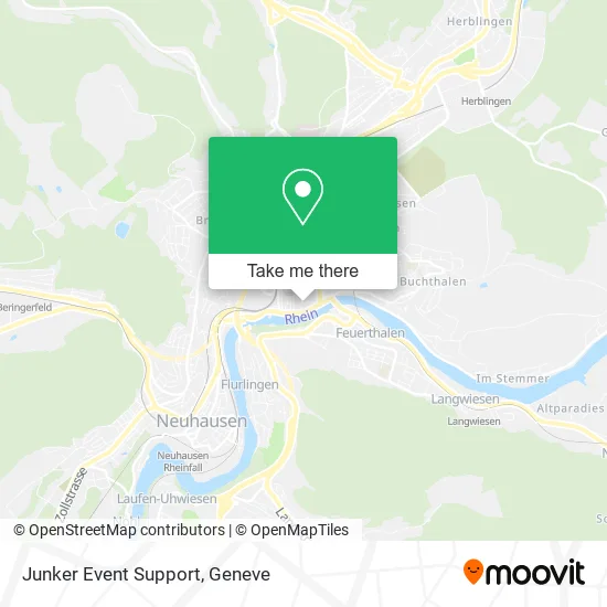 Junker Event Support map