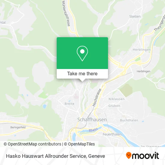 Hasko Hauswart Allrounder Service map