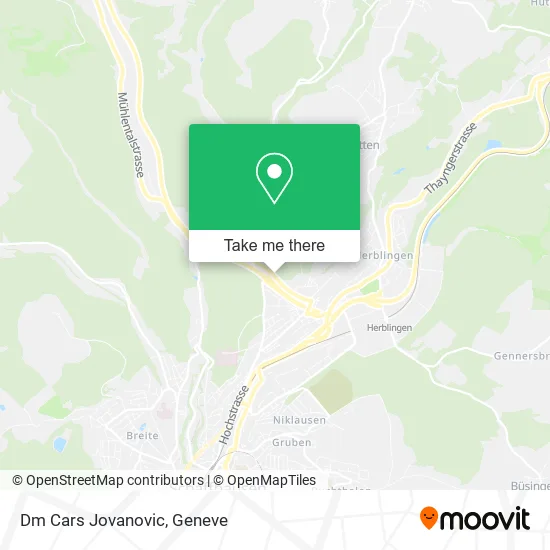 Dm Cars Jovanovic map