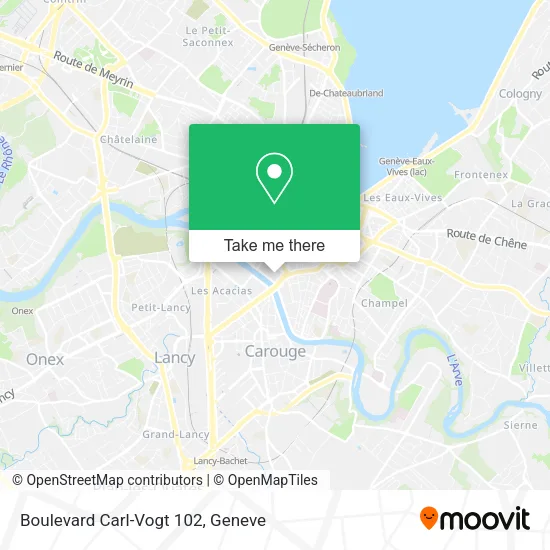 Boulevard Carl-Vogt 102 map