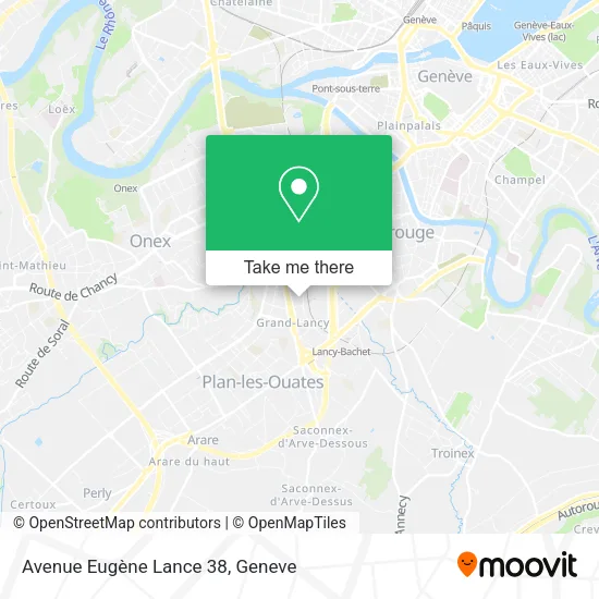 Avenue Eugène Lance 38 map