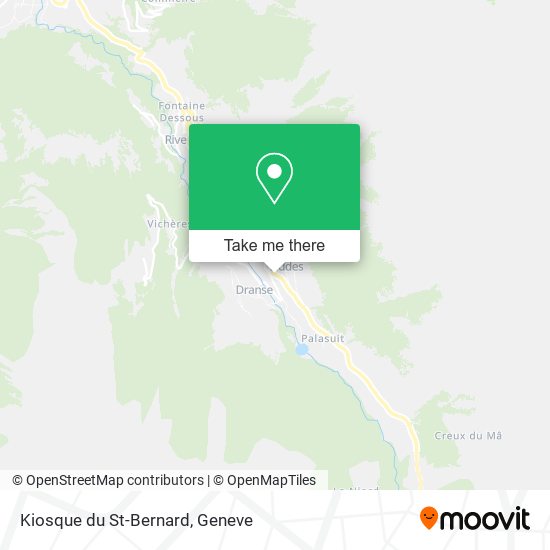 Kiosque du St-Bernard map