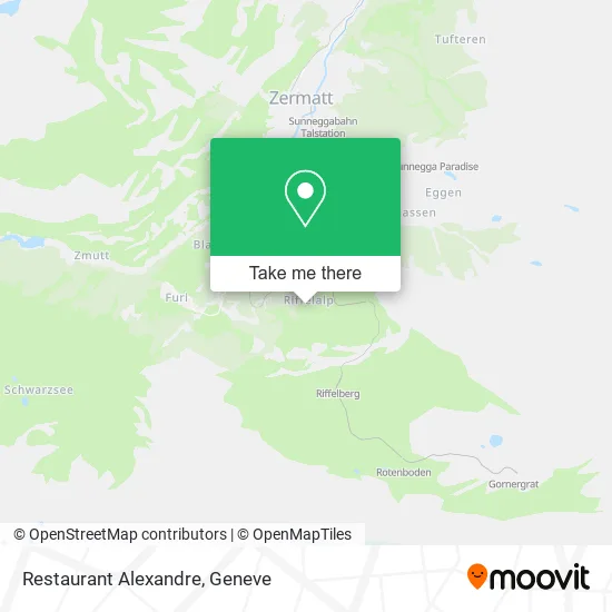 Restaurant Alexandre map