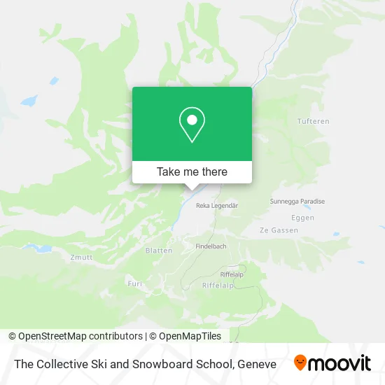 The Collective Ski and Snowboard School map