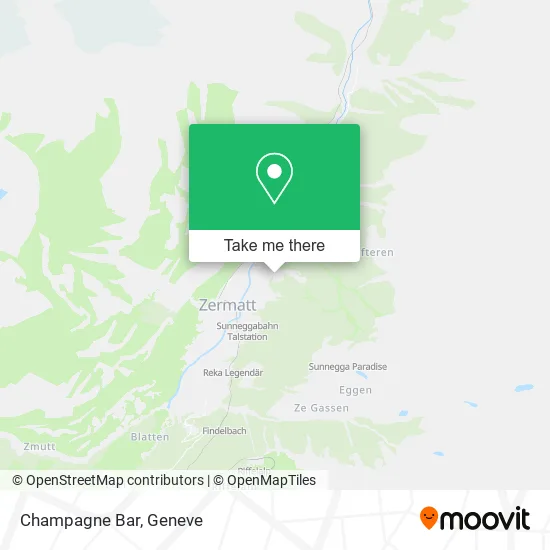 Champagne Bar map
