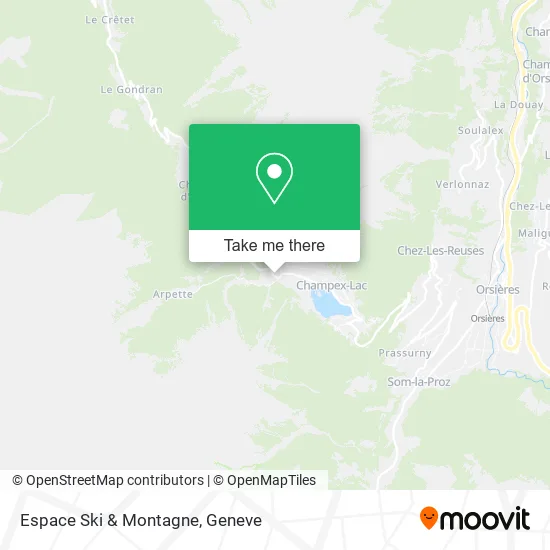 Espace Ski & Montagne map