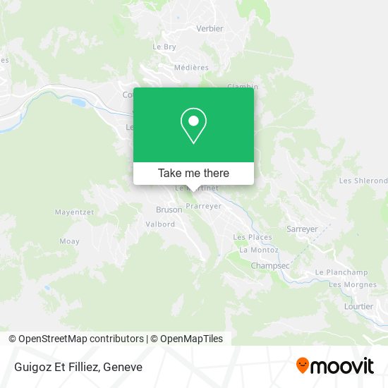 Guigoz Et Filliez map