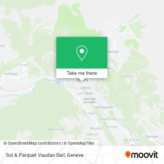 Sol & Parquet Vaudan Sàrl map