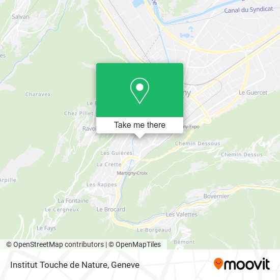 Institut Touche de Nature map