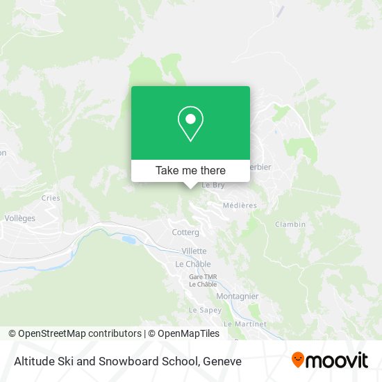 Altitude Ski and Snowboard School map