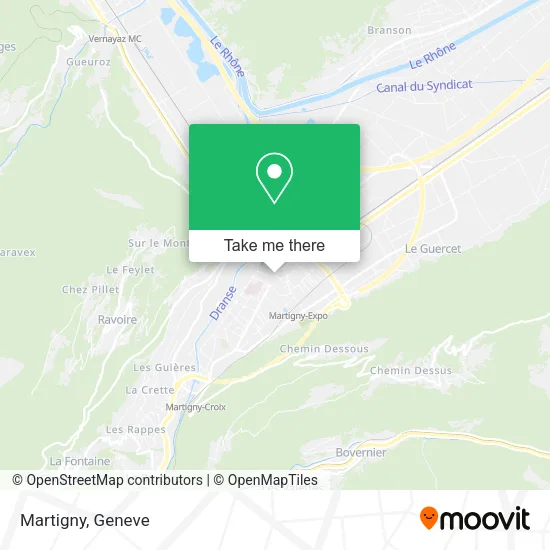 Martigny map