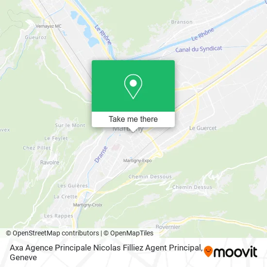Axa Agence Principale Nicolas Filliez Agent Principal map