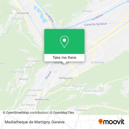 Mediatheque de Martigny map