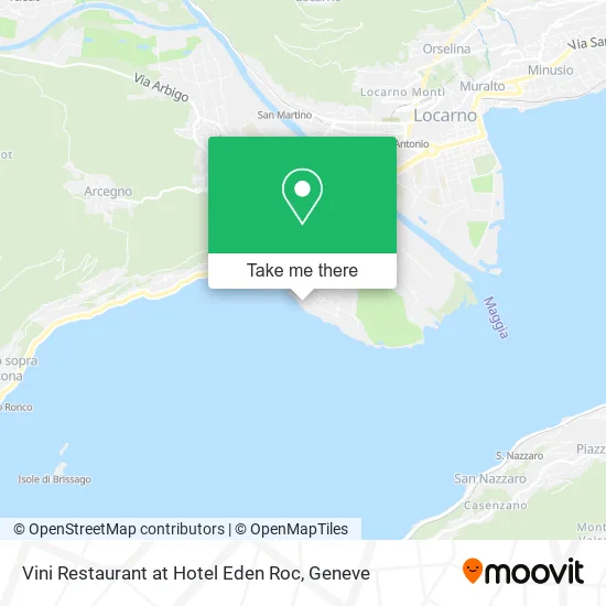 Vini Restaurant at Hotel Eden Roc map