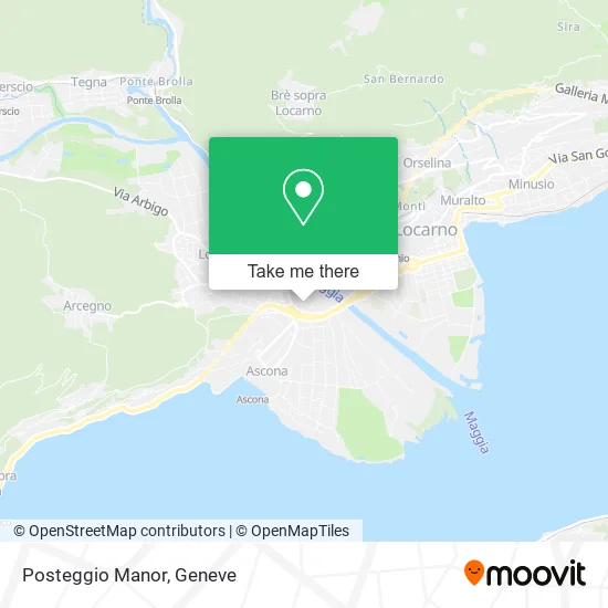 Posteggio Manor map
