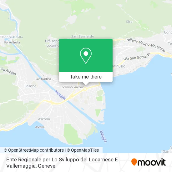 Ente Regionale per Lo Sviluppo del Locarnese E Vallemaggia map