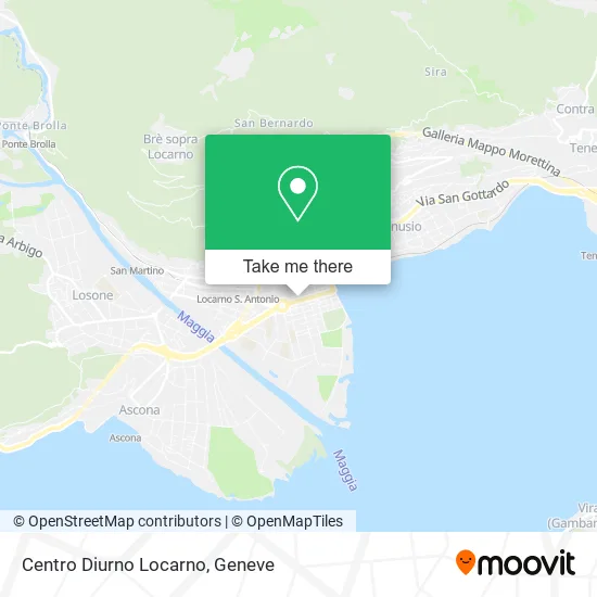 Centro Diurno Locarno map