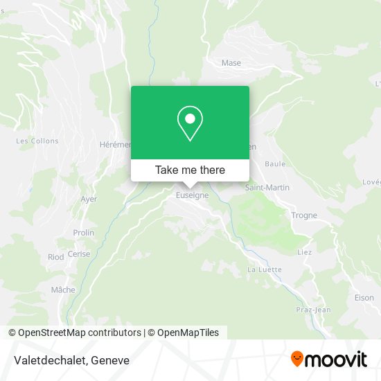 Valetdechalet map