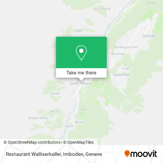 Restaurant Walliserkeller, Imboden map