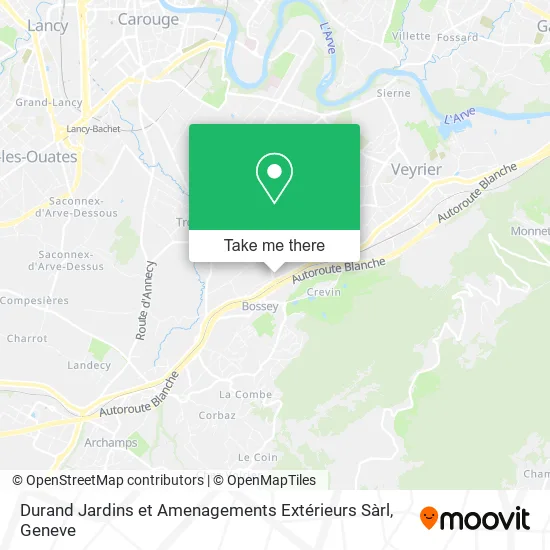 Durand Jardins et Amenagements Extérieurs Sàrl map