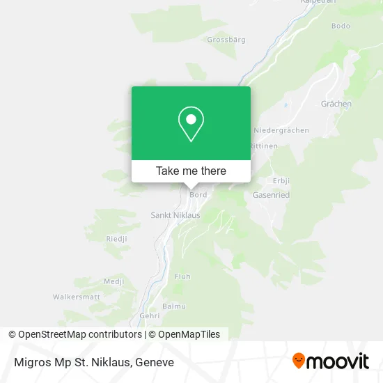 Migros Mp St. Niklaus map