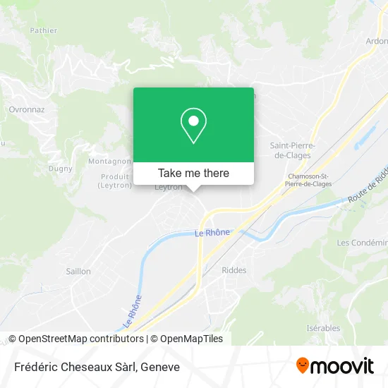 Frédéric Cheseaux Sàrl map