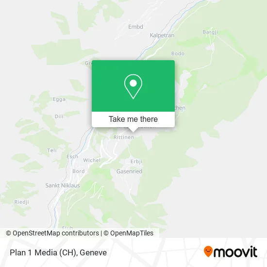 Plan 1 Media (CH) map