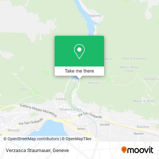 Verzasca Staumauer map
