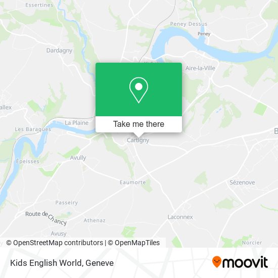 Kids English World map