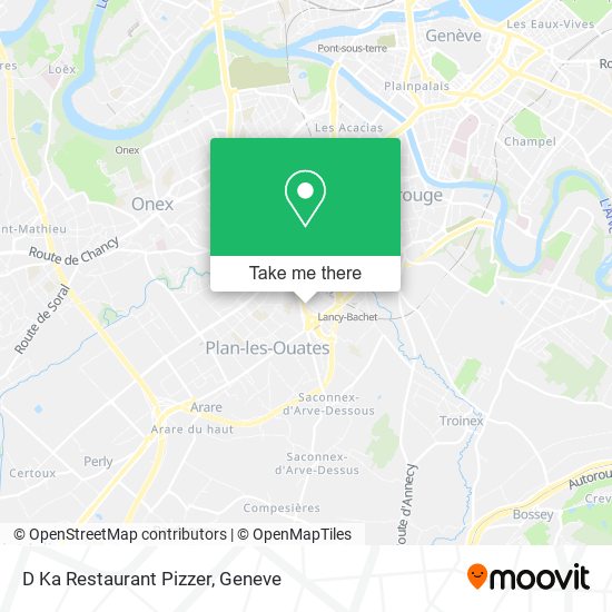 D Ka Restaurant Pizzer map