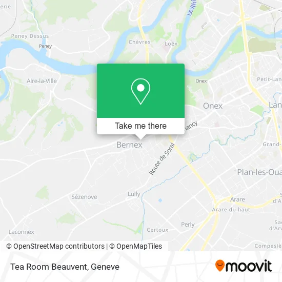 Tea Room Beauvent map