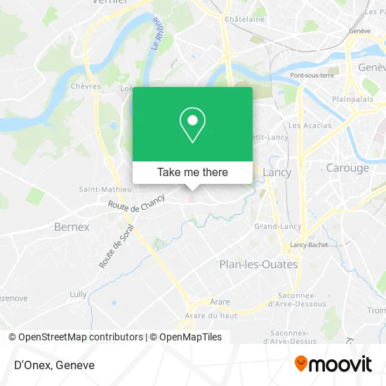D'Onex map
