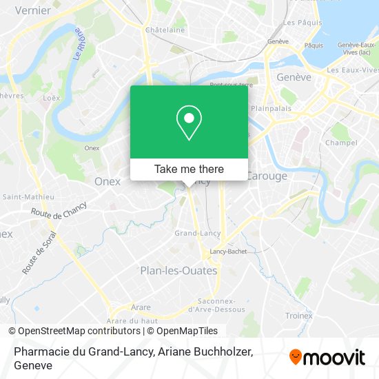 Pharmacie du Grand-Lancy, Ariane Buchholzer Karte