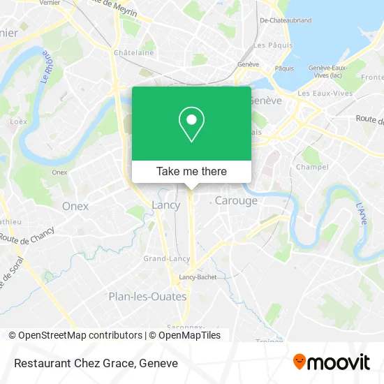 Restaurant Chez Grace map