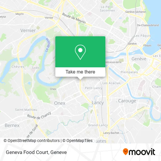 Geneva Food Court map