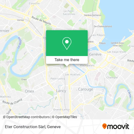 Eter Construction Sàrl map