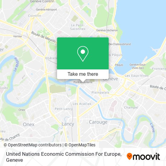 United Nations Economic Commission For Europe map